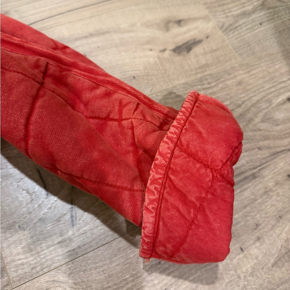 Rust Colored Quilted Dolman Jacket - image 3